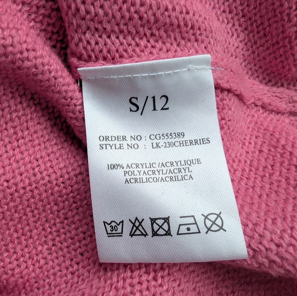 Cherry π patch sweater S-M - Picture 8 of 8